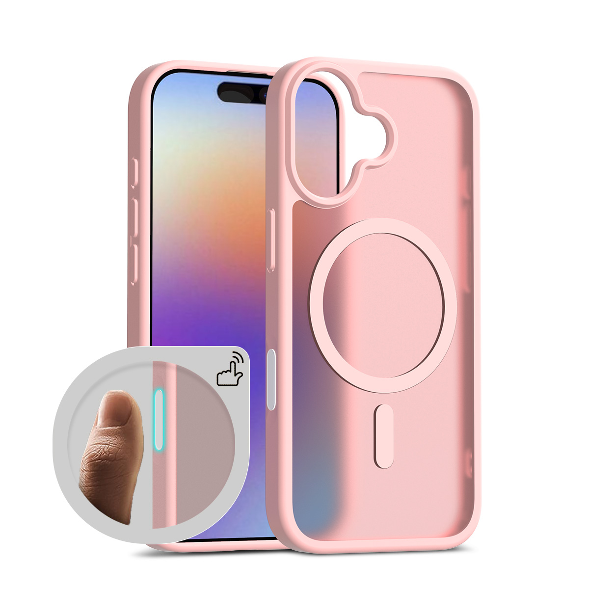 Magnetic Matte Case for iPhone 17 Pro Max - Detail View